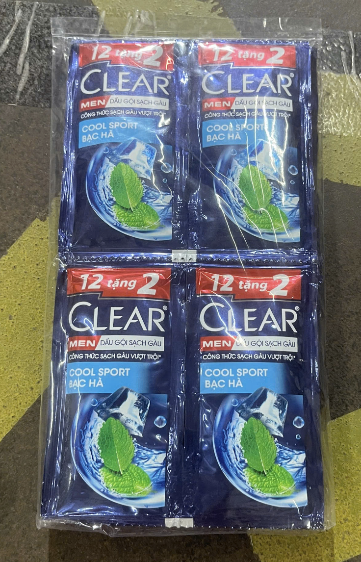 Dây dầu gội Clear 12+2